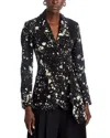 Jason Wu Collection Deconstructed Painters Twill Jacket In Black