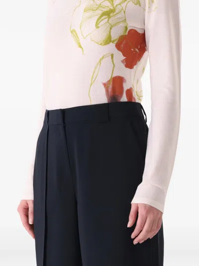 Jason Wu Collection Floral-print Sweater In Nude