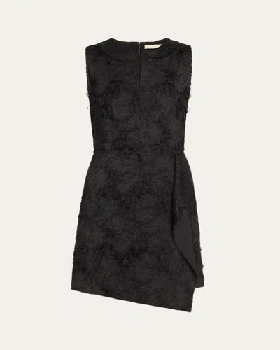 JASON WU COLLECTION FRAY JACQUARD MINI A-LINE DRESS