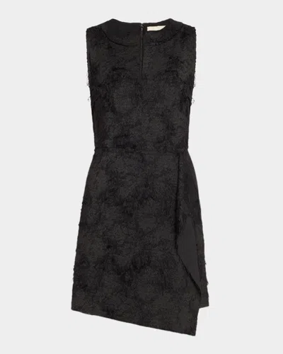 JASON WU COLLECTION FRAY JACQUARD MINI A-LINE DRESS