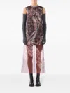 Jason Wu Collection Fully Printed Dress In Red