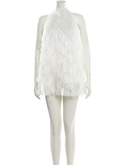 Pre-owned Jason Wu Collection Halterneck Mini Dress W/ Tags In Neutral