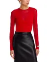 Jason Wu Collection Knit Top In Red