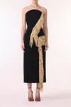 Jason Wu Collection Metallic Fringe Dress In Multi