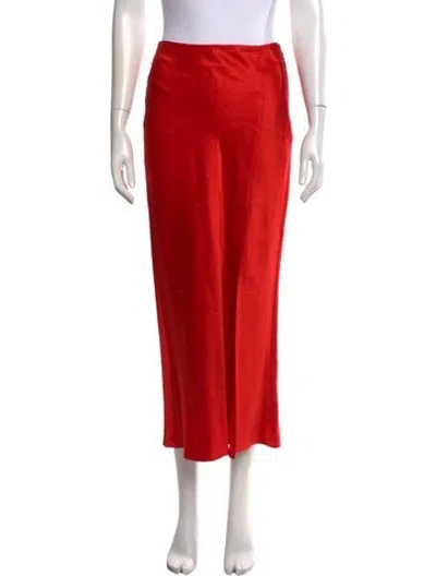 Pre-owned Jason Wu Collection Midi Length Skirt In Red