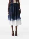 Jason Wu Collection Ombré-print Midi Skirt
