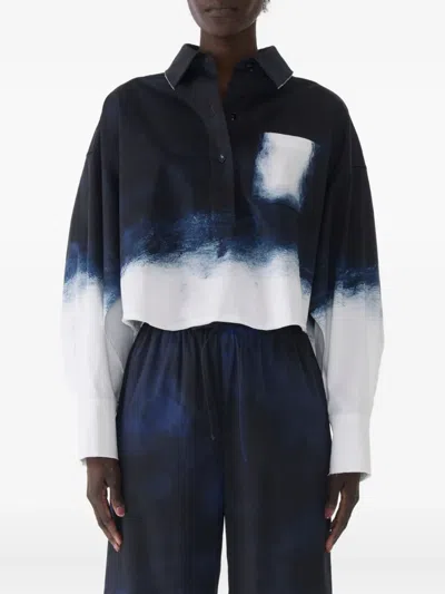 Jason Wu Collection Ombré-print Shirt