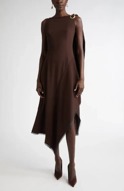 JASON WU COLLECTION JASON WU COLLECTION ORGANZA TRIM SLEEVELESS DRESS