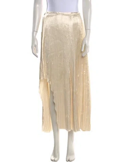 Pre-owned Jason Wu Collection Patterned Long Skirt In Neutral