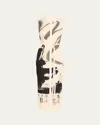 Jason Wu Collection Pleated Sleeveless Maxi Shirtdress With Artwork By Tong In Calicoblack