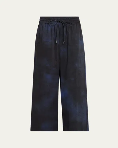 Jason Wu Collection Printed Drawstring Canvas Pants