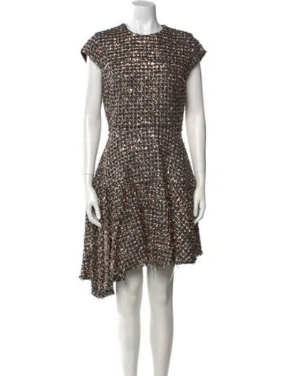 Pre-owned Jason Wu Collection Printed Mini Dress In Multi