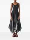 Jason Wu Collection Screen-printed Dress In Black