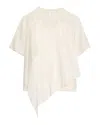 Jason Wu Collection Shantung And Crinkled Satin T-shirt