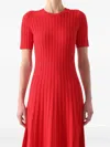 Jason Wu Collection Short-sleeve Dress In Red