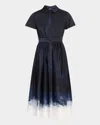 Jason Wu Collection Brushed Stretch Cotton Canvas Midi Dress
