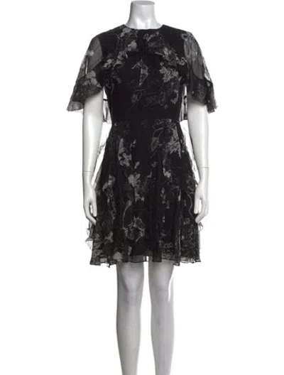 Pre-owned Jason Wu Collection Silk Mini Dress W/ Tags In Black