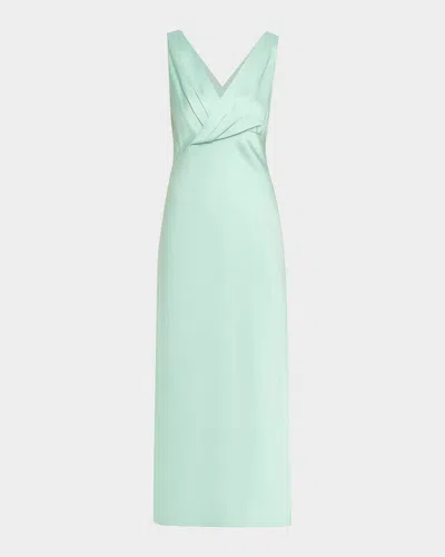 JASON WU COLLECTION SLEEVELESS BIAS-CUT CREPE SATIN MAXI DRESS