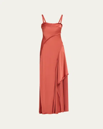 Jason Wu Collection Spiral Crepe Back Satin Bias Slip Gown