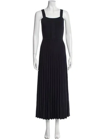 Pre-owned Jason Wu Collection Square Neckline Midi Length Dress In Blue