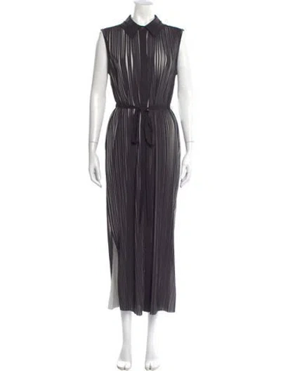 Pre-owned Jason Wu Collection Striped Long Dress In Multi