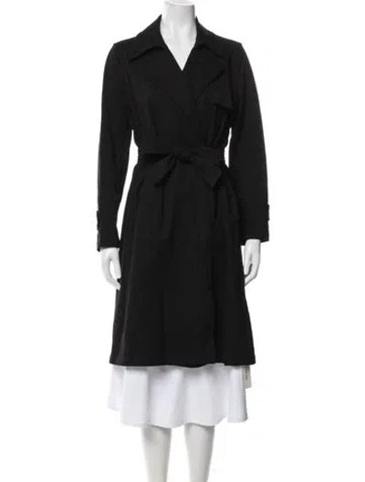 Pre-owned Jason Wu Collection Trench Coat In Black
