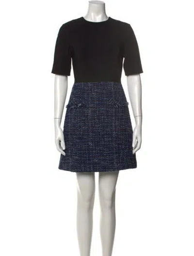 Pre-owned Jason Wu Collection Tweed Pattern Mini Dress In Multi