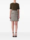 Jason Wu Collection Two-fabric Dress In 绿色