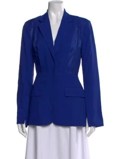 Pre-owned Jason Wu Collection V-neck Knee-length Dress In Blue