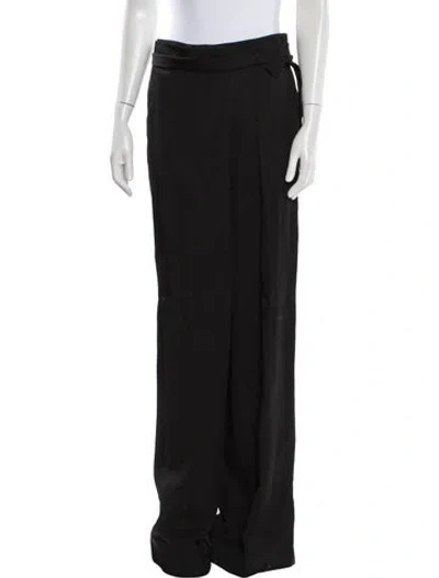 Pre-owned Jason Wu Collection Wide Leg Pants In Black