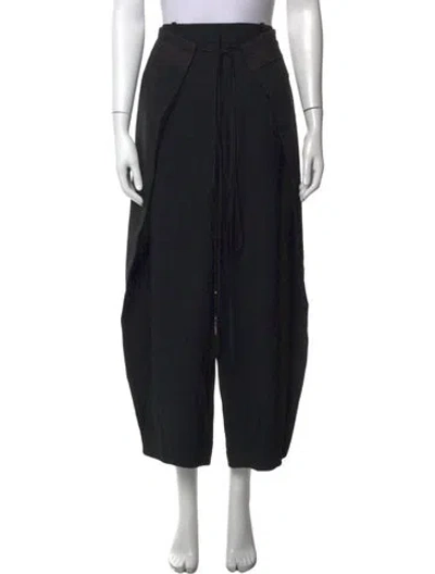 Pre-owned Jason Wu Collection Wide Leg Pants In Black