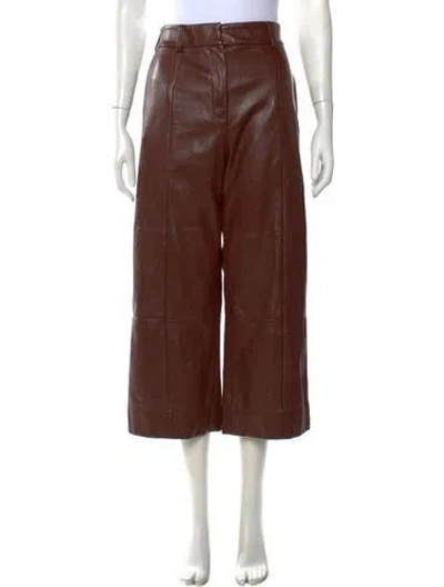 Pre-owned Jason Wu Collection Wide Leg Pants In Brown