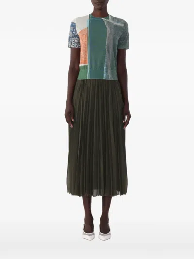 Jason Wu Collection X Robert Rauschenberg Artwork Short-sleeve Sweater In Multi