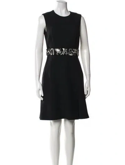 Pre-owned Jason Wu Crew Neck Knee-length Dress In Black