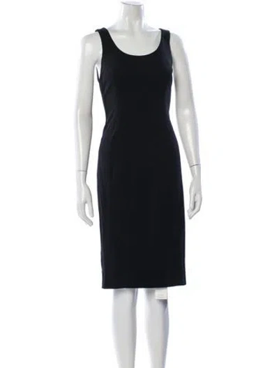 Pre-owned Jason Wu Crew Neck Knee-length Dress In Blue