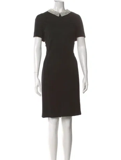Pre-owned Jason Wu Crew Neck Knee-length Dress In Green
