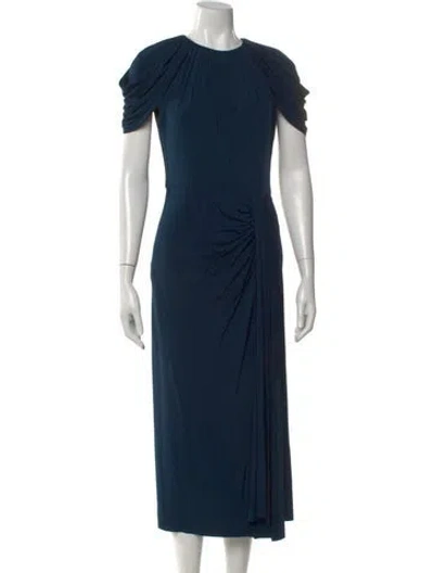 Pre-owned Jason Wu Crew Neck Long Dress In Blue