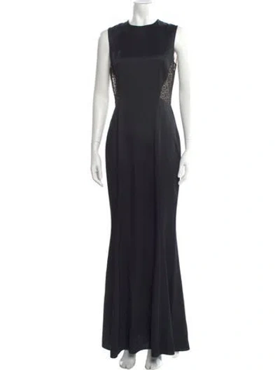 Pre-owned Jason Wu Crew Neck Long Dress In Grey