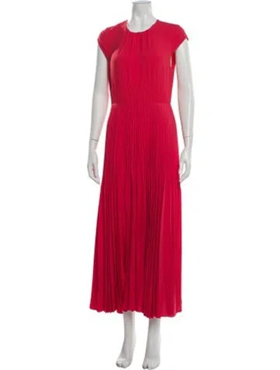 Pre-owned Jason Wu Crew Neck Long Dress In Orange