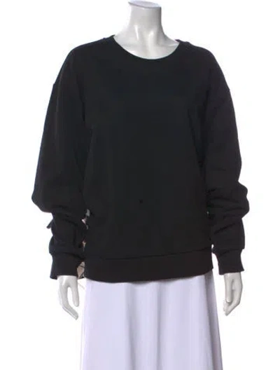 Pre-owned Jason Wu Crew Neck Long Sleeve Sweatshirt In Black