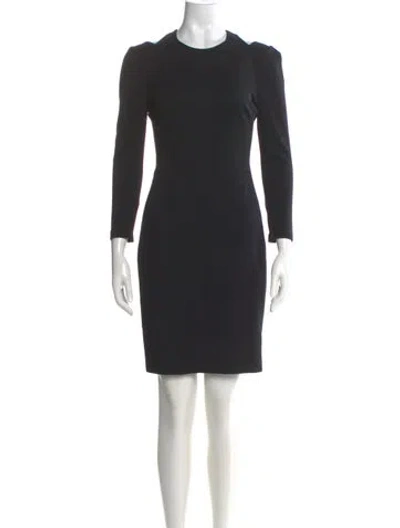 Pre-owned Jason Wu Crew Neck Mini Dress In Black
