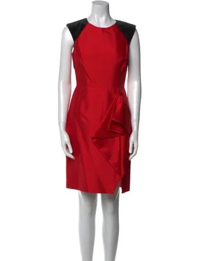 Pre-owned Jason Wu Crew Neck Mini Dress In Multi