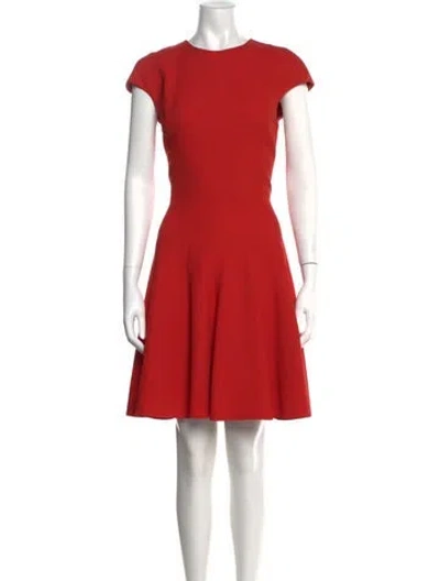 Pre-owned Jason Wu Crew Neck Mini Dress In Orange