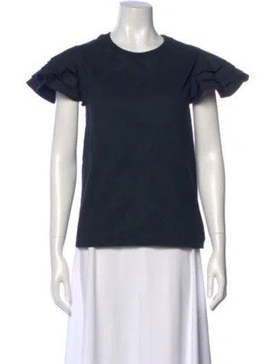 Pre-owned Jason Wu Crew Neck Short Sleeve T-shirt In Blue