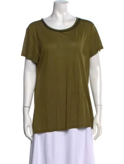 Pre-owned Jason Wu Crew Neck Short Sleeve T-shirt In Green