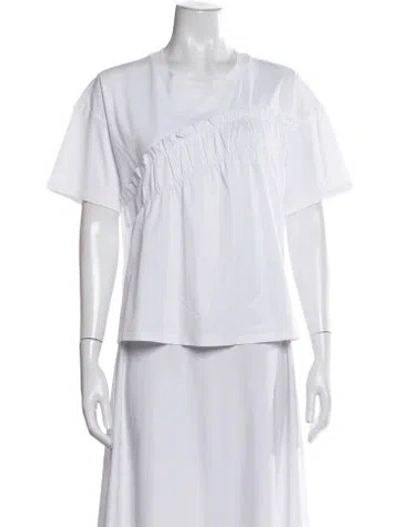 Pre-owned Jason Wu Crew Neck Short Sleeve T-shirt In White