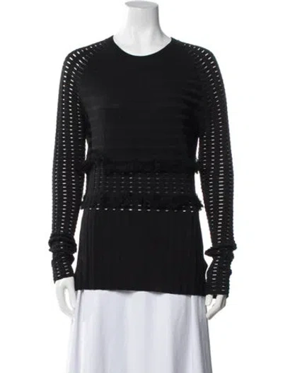 Pre-owned Jason Wu Crew Neck Sweater In Black