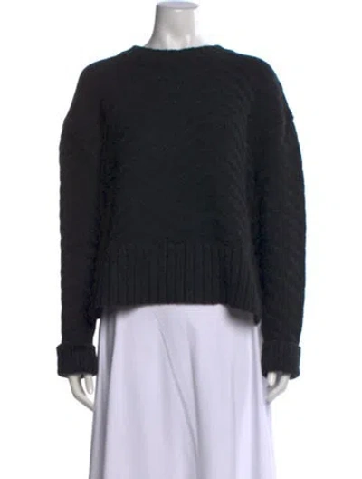 Pre-owned Jason Wu Crew Neck Sweater In Black
