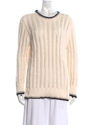 Pre-owned Jason Wu Crew Neck Sweater In Neutrals