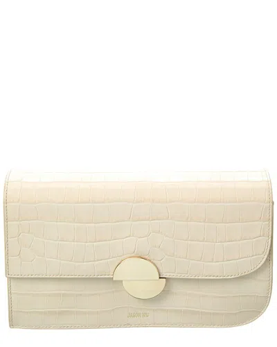 Jason Wu Croc-embossed Leather Clutch In Multi